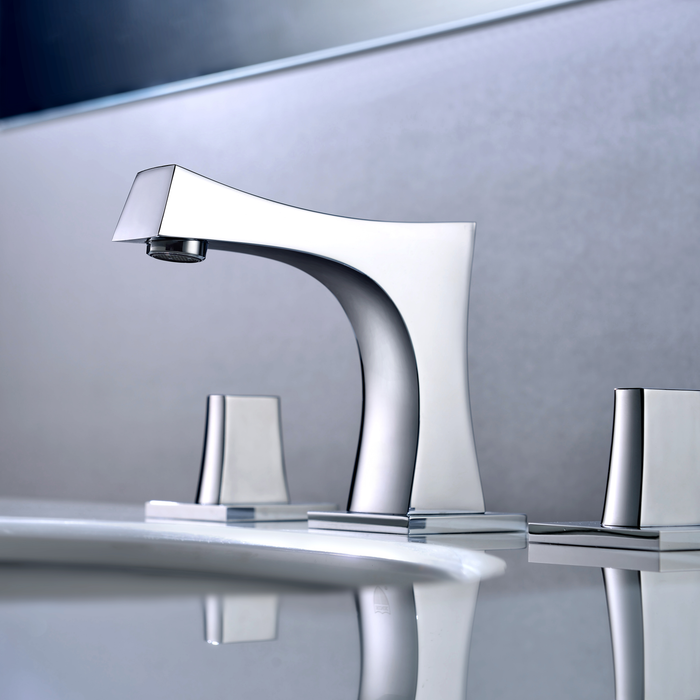 KBFMORE™ 5" Widespread Classic Double Handle Bathroom Faucet