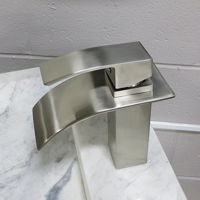 KBFMORE™ 8" Square Waterfall Single Handle Bathroom Faucet