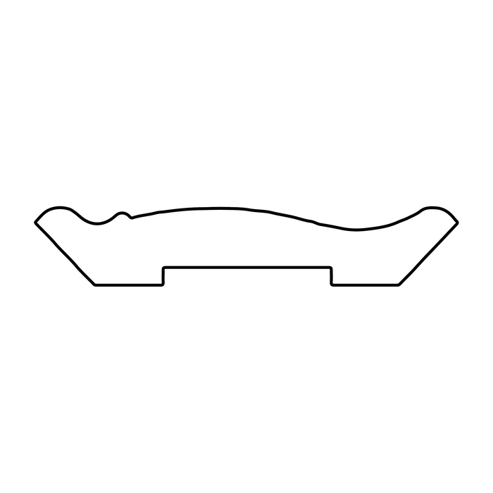 Classic Crown Moulding (Shaker White)