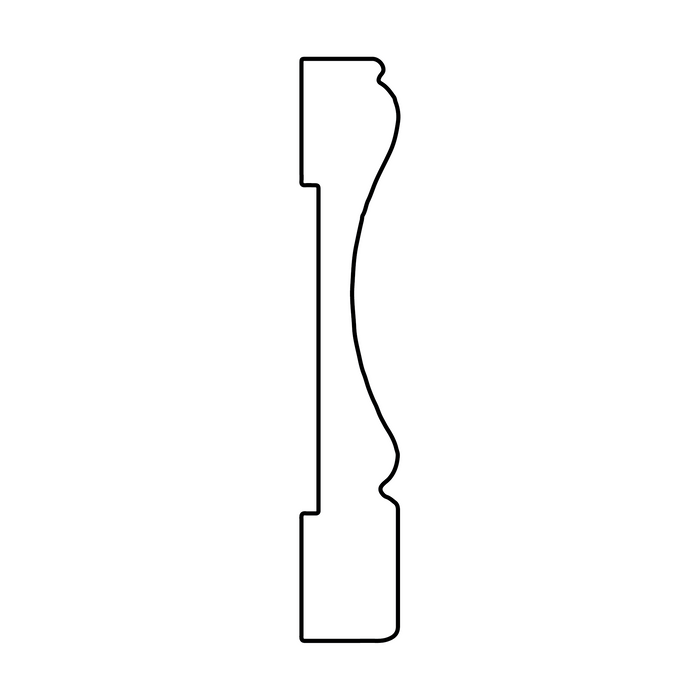 Furniture Base Moulding (Shaker Gray Green)