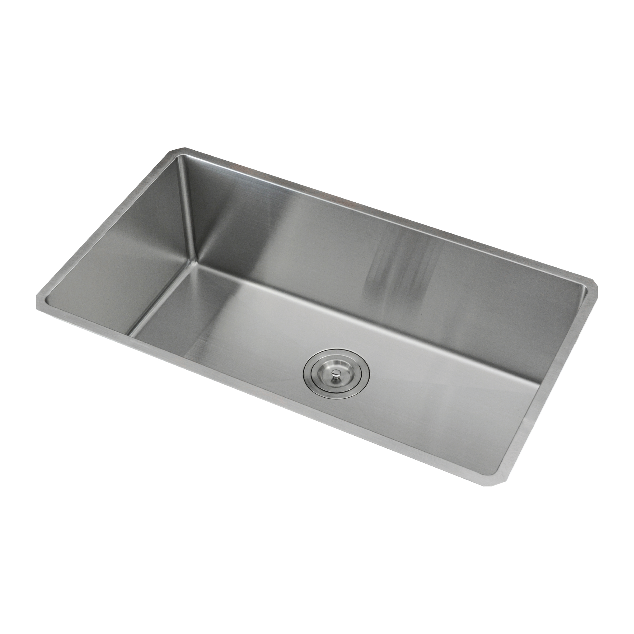 27" Stainless Steel Single Bowl Tight Radius Kitchen Sink