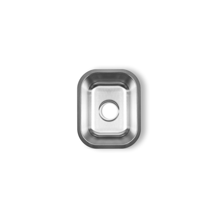 KBFMORE™ 13" Stainless Steel Single Bowl Classic Kitchen Sink