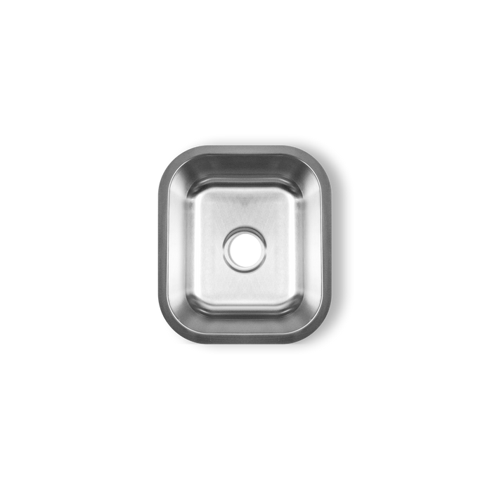 KBFMORE™ 16" Stainless Steel Single Bowl Classic Kitchen Sink