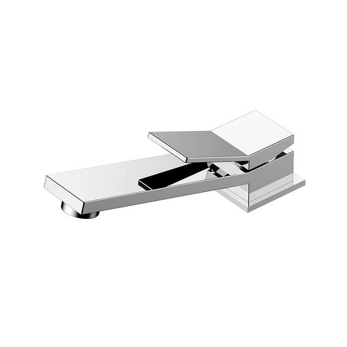 KBFMORE™ Brushed Nickel Single Handle Modern Low Profile Bathroom Faucet