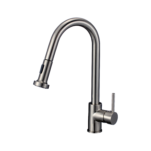 KBFMORE™ 16" Pull Down Kitchen Faucet with Double Function Spray Head
