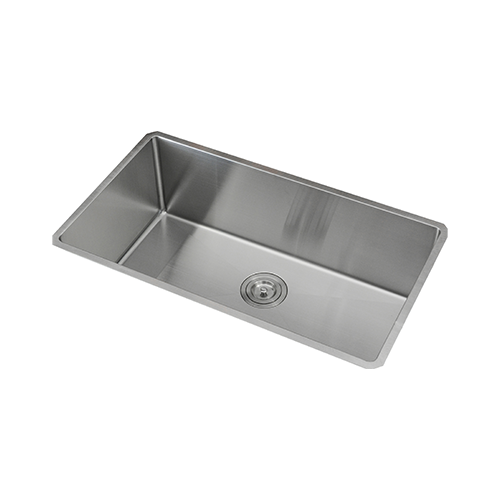 KBFMORE™ 31" Stainless Steel Single Bowl 20mm (3/4") Radius Kitchen Sink