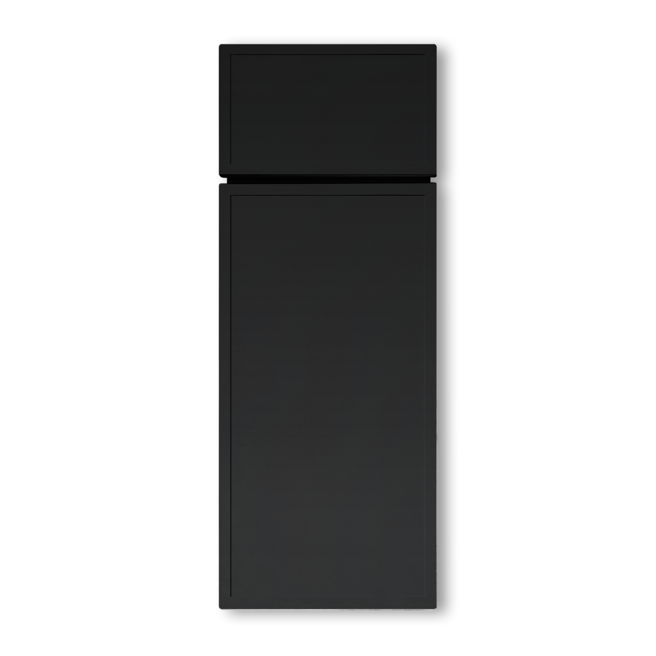 Slim Shaker Black Cabinets