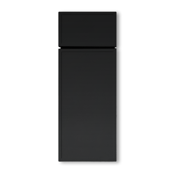 Slim Shaker Black Cabinets