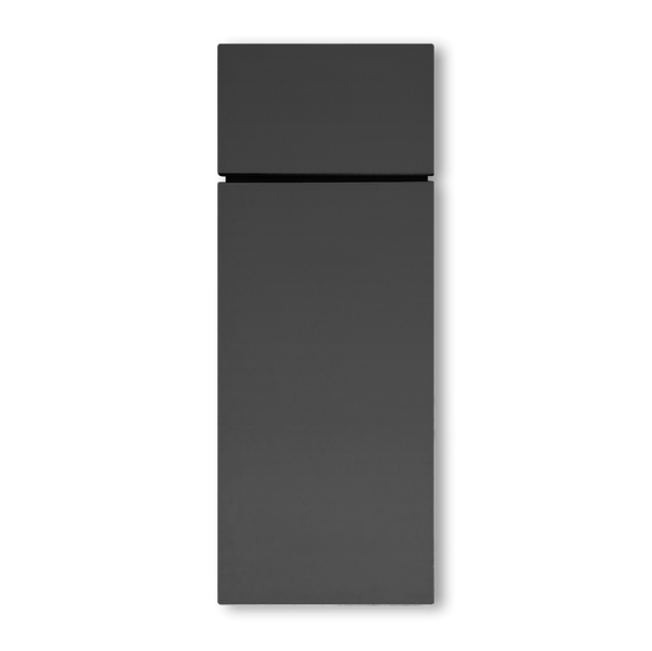 Flat Charcoal Gray Cabinets