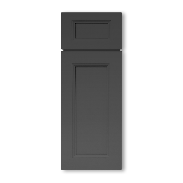 Modified Shaker Charcoal Gray Cabinets