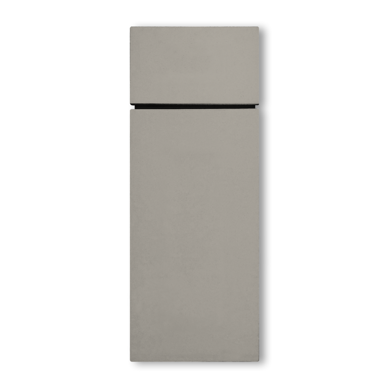 Flat Dark Gray Cabinets