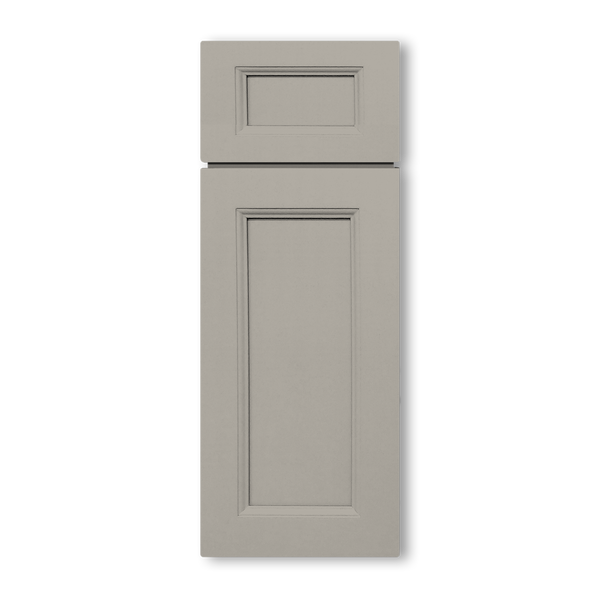 Modified Shaker Dark Gray Cabinets