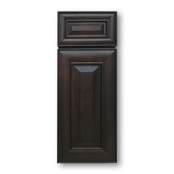 Raised Panel Dark Coffee Cabinets