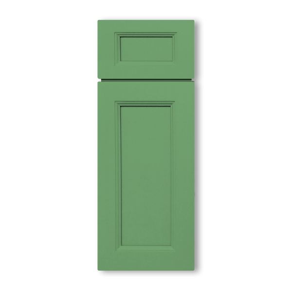 Modified Shaker Emerald Green Cabinets