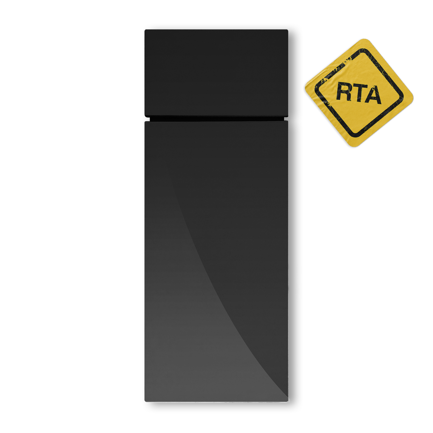 Glossy Black Euro Custom Cabinets (RTA)