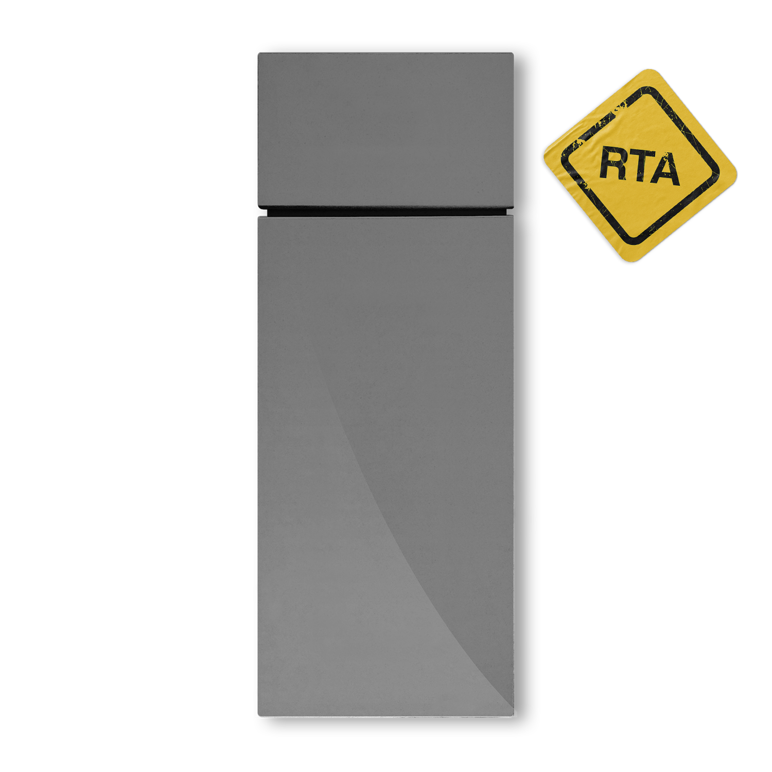 Glossy Grey Euro Custom Cabinets (RTA)