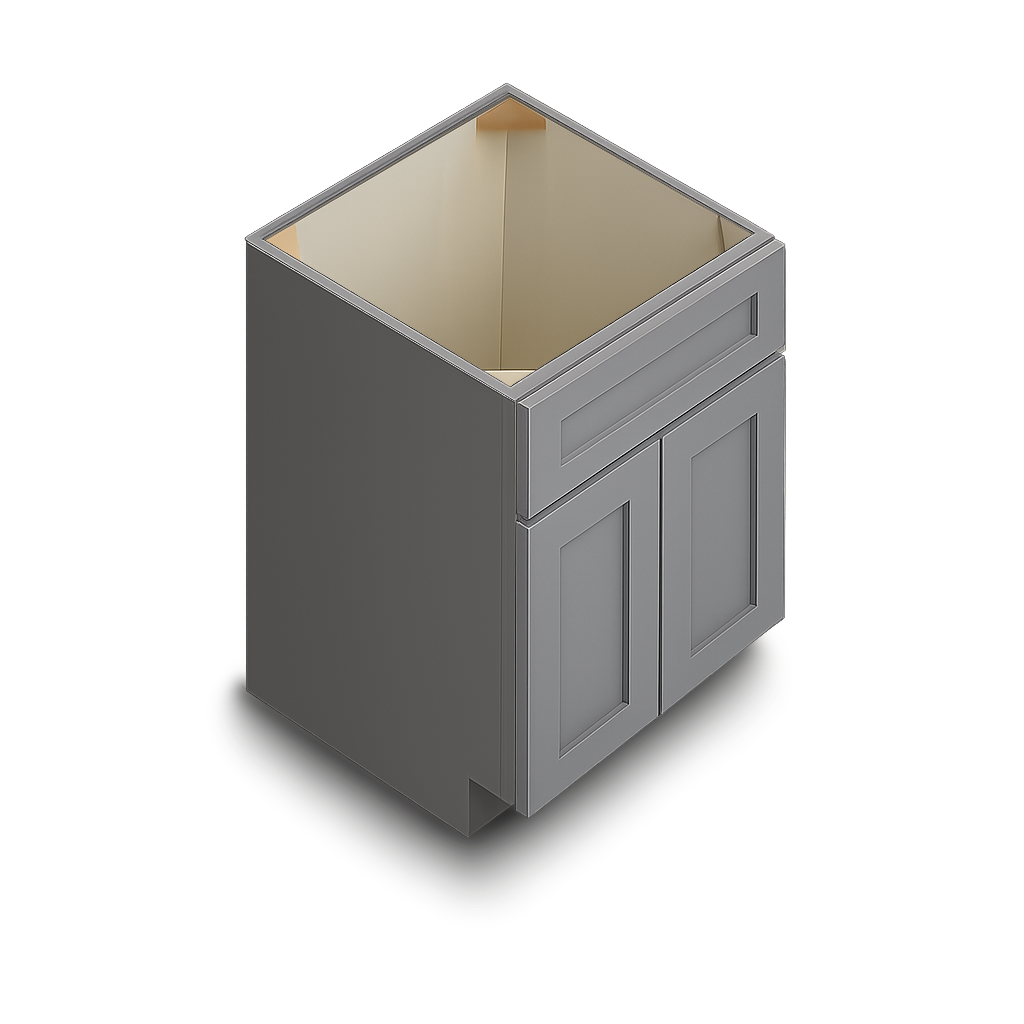 Modified Shaker Gray Vanities
