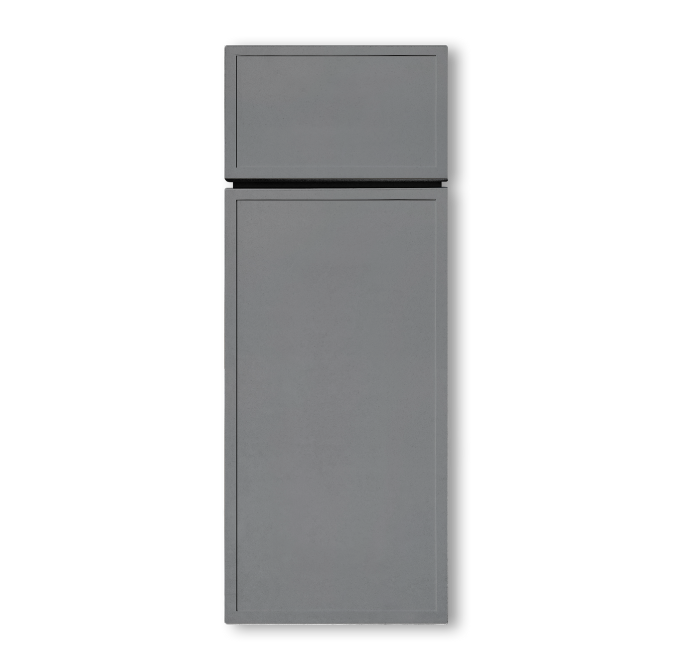 Slim Shaker Gray Cabinets