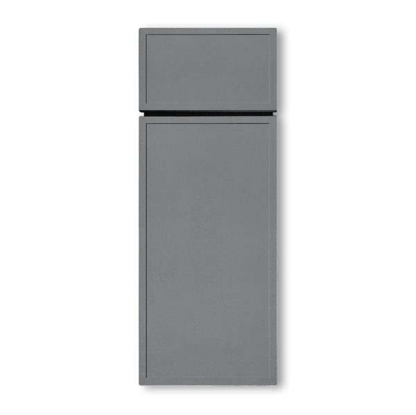 Slim Shaker Gray Cabinets