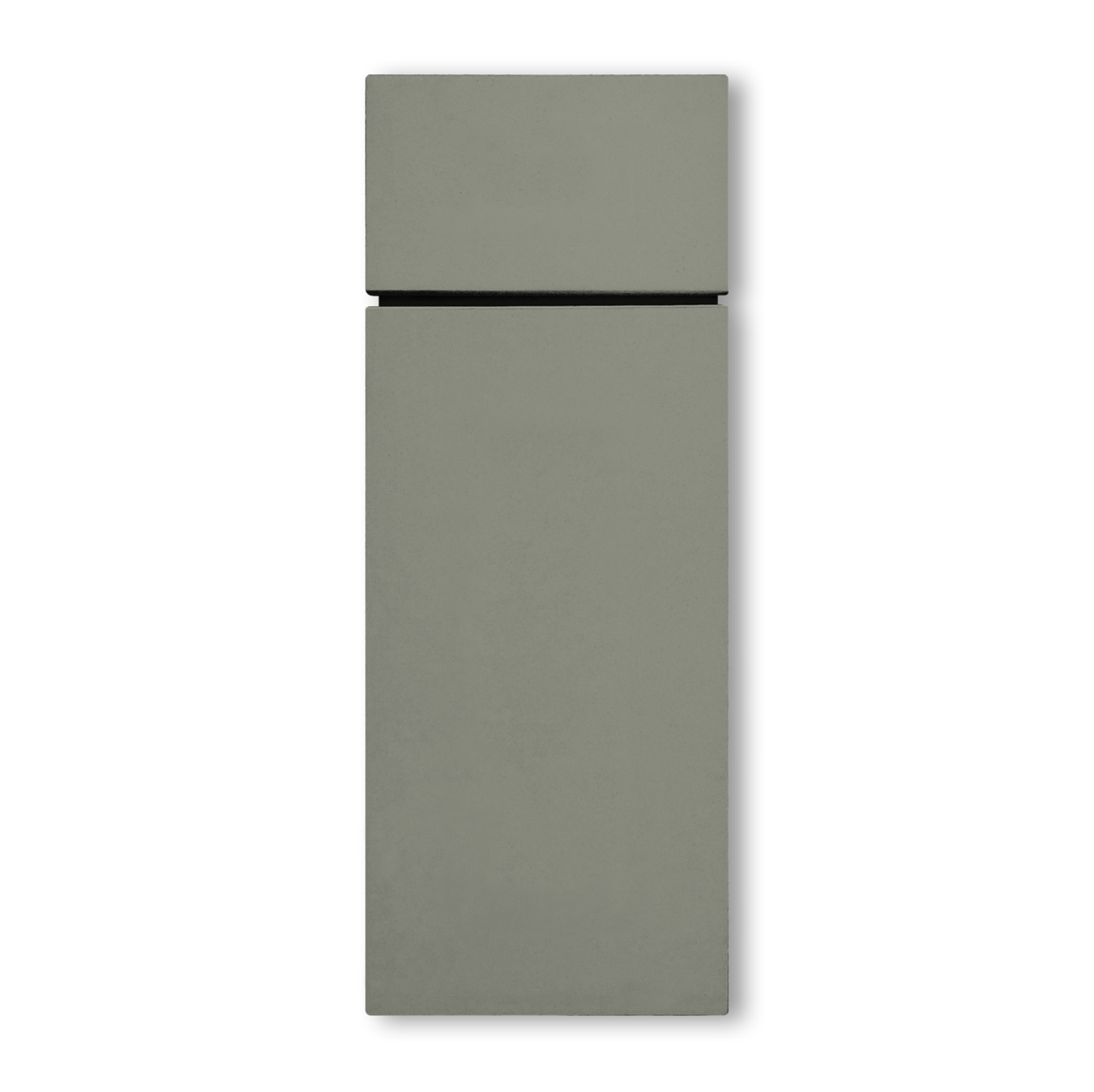 Flat Gray Green Cabinets