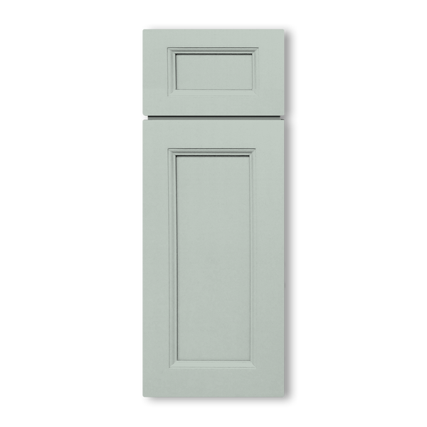Modified Shaker Light Powder Blue Cabinets