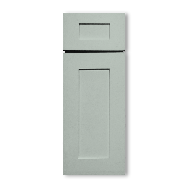 Shaker Light Powder Blue Cabinets