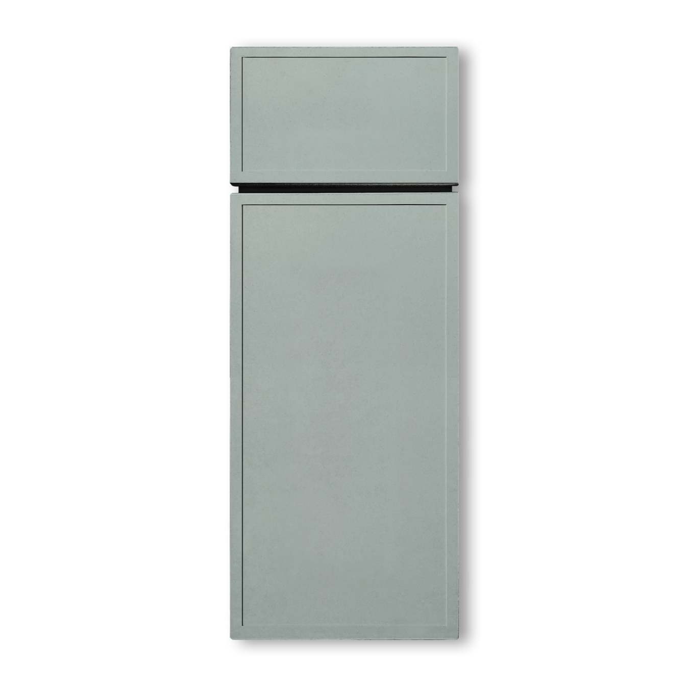 Slim Shaker Light Powder Blue Cabinets