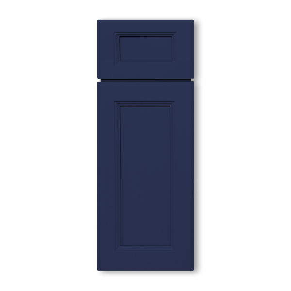 Modified Shaker Navy Cabinets