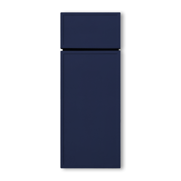 Slim Shaker Navy Cabinets