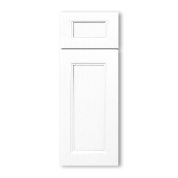 Modified Shaker White Cabinets