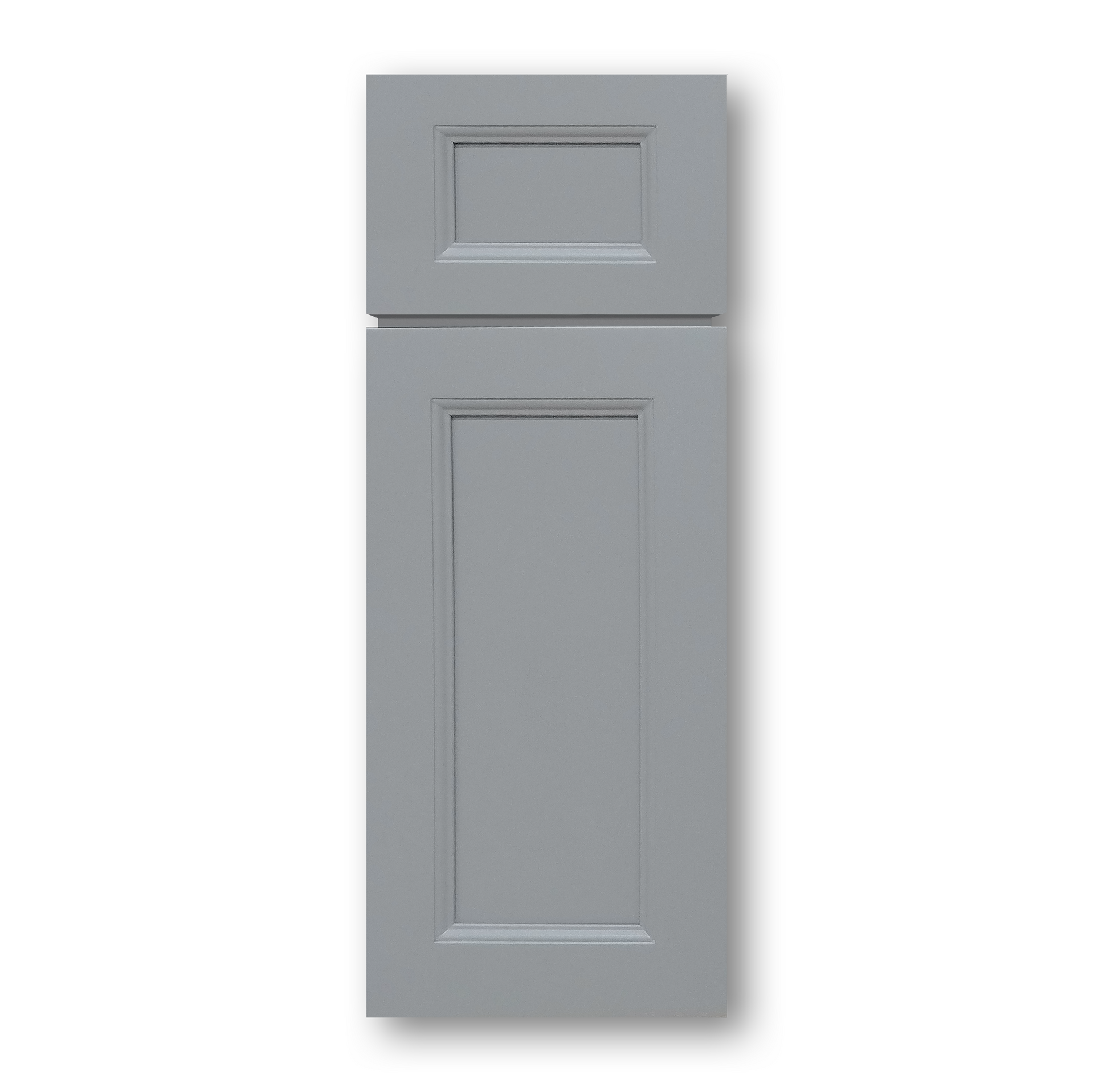 Modified Shaker Gray Cabinets