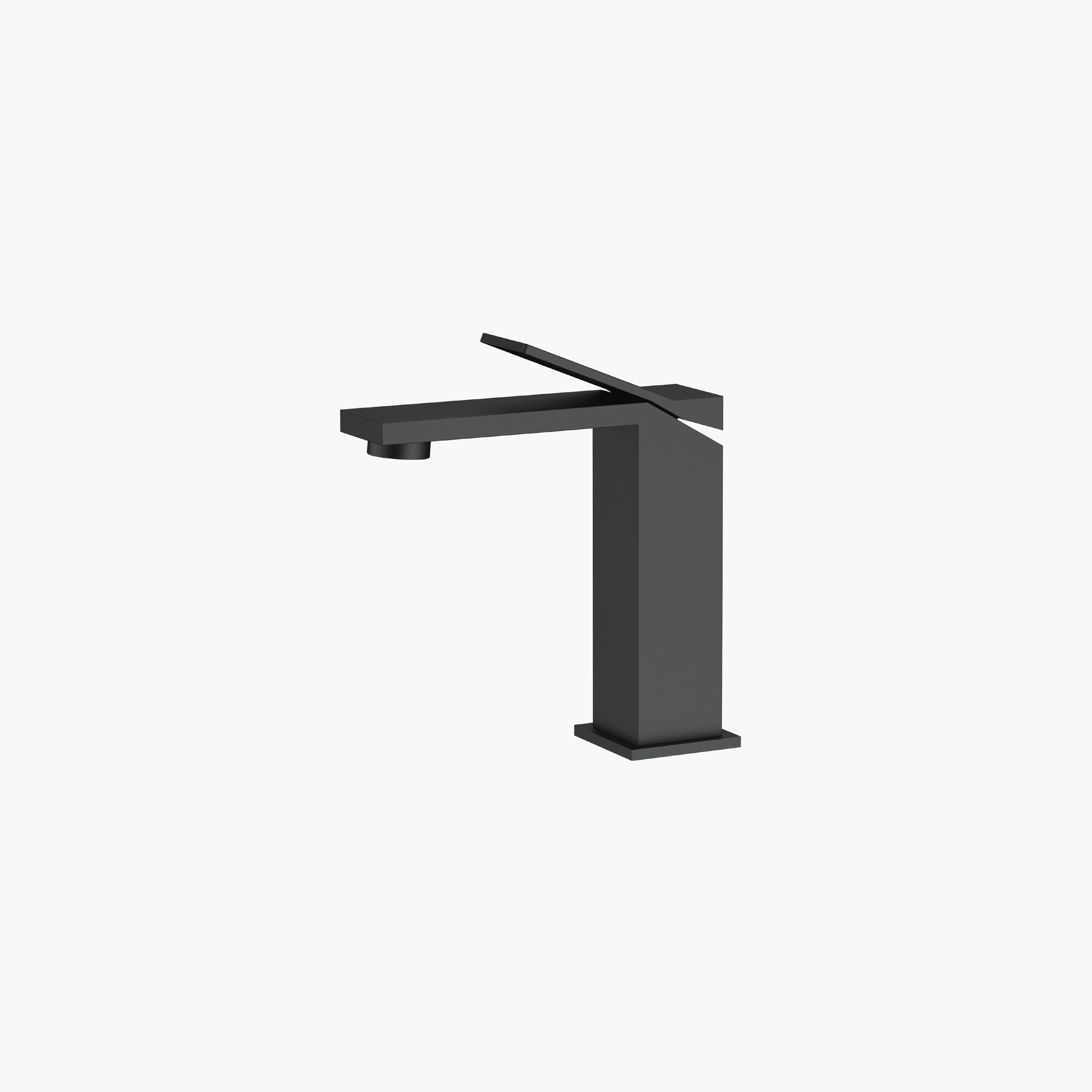 Matte Black Single Handle Bathroom Faucet