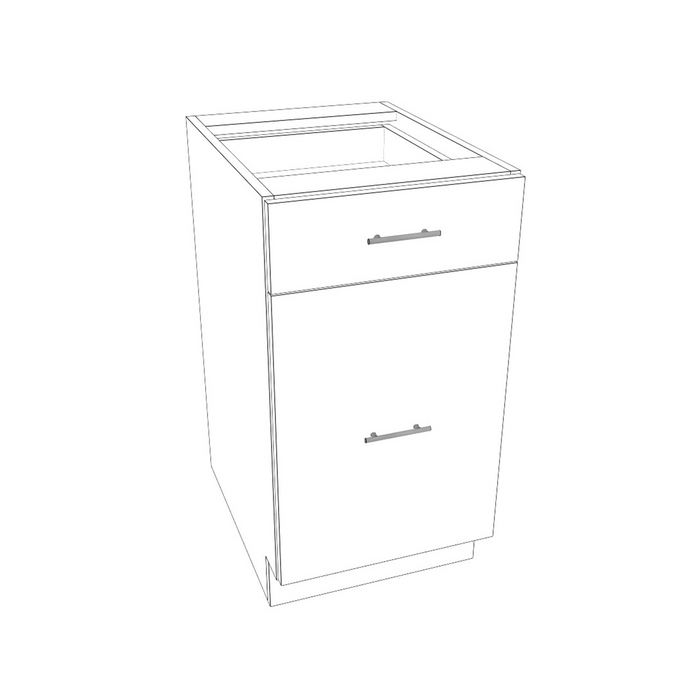 Pull Out Garbage Bin (Flat Gray/Framed/RTA)