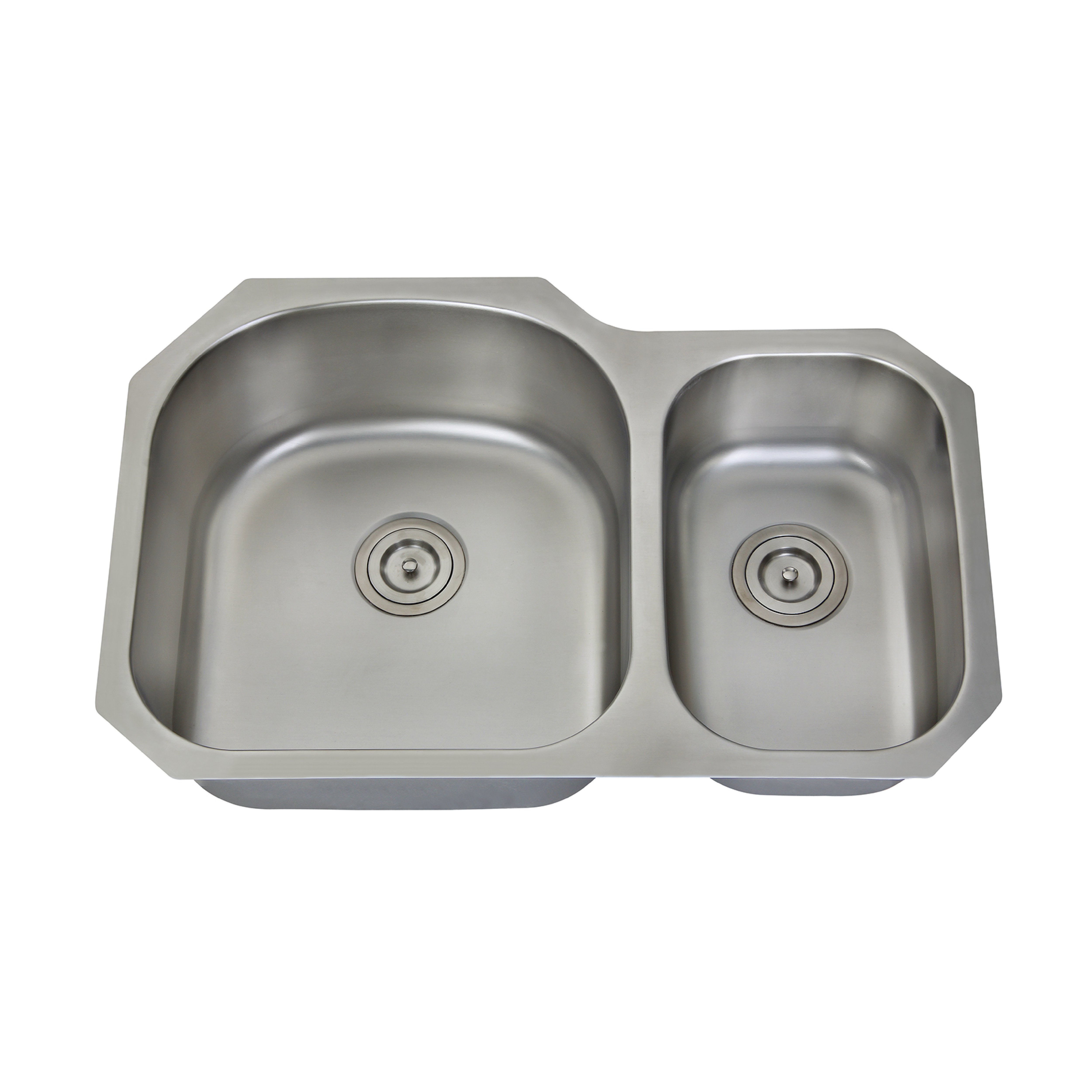 31" Stainless Steel Double Bowl (70/30) Classic Kitchen Sink
