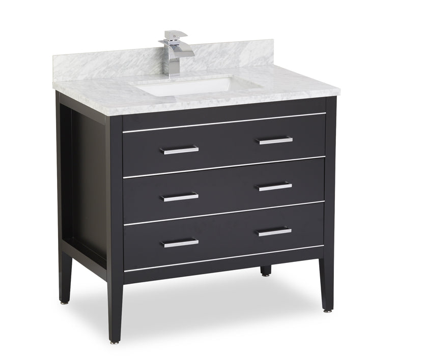 Urban Collection Vanity with Black Finish