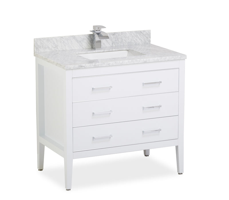 Urban Collection Vanity with White Finish