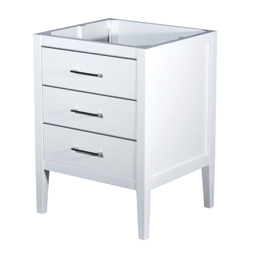 24-Inch Single Bathroom Vanity Cabinet in White, VC-S01-2DR-24WH-1 Urban Collection