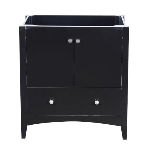 30-Inch Single Bathroom Vanity Cabinet in Coffee, COLONIAL COLLECTION, VC-S04-2D1DR-30ES-1