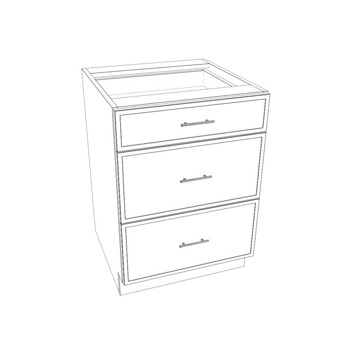 Drawer Base Cabinet (Slim Shaker Gray/Frameless/RTA)