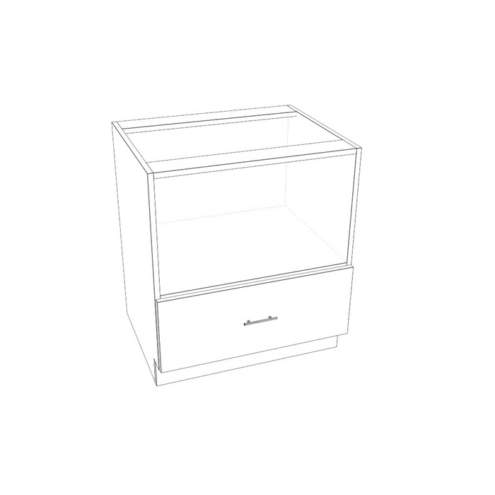 Microwave Base Cabinet (Flat Gray/Framed/RTA)