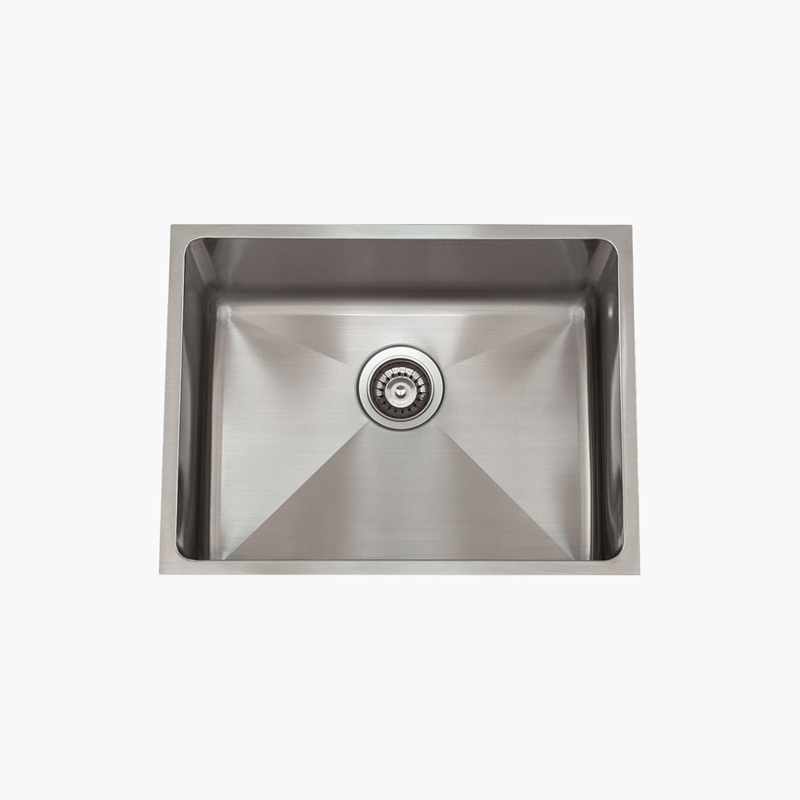KBFMORE™ 23" Stainless Steel Single Bowl Tight Radius Kitchen Sink