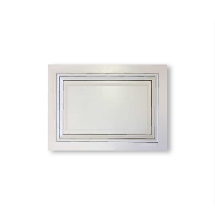 Raised Panel Antique White Door Sample
