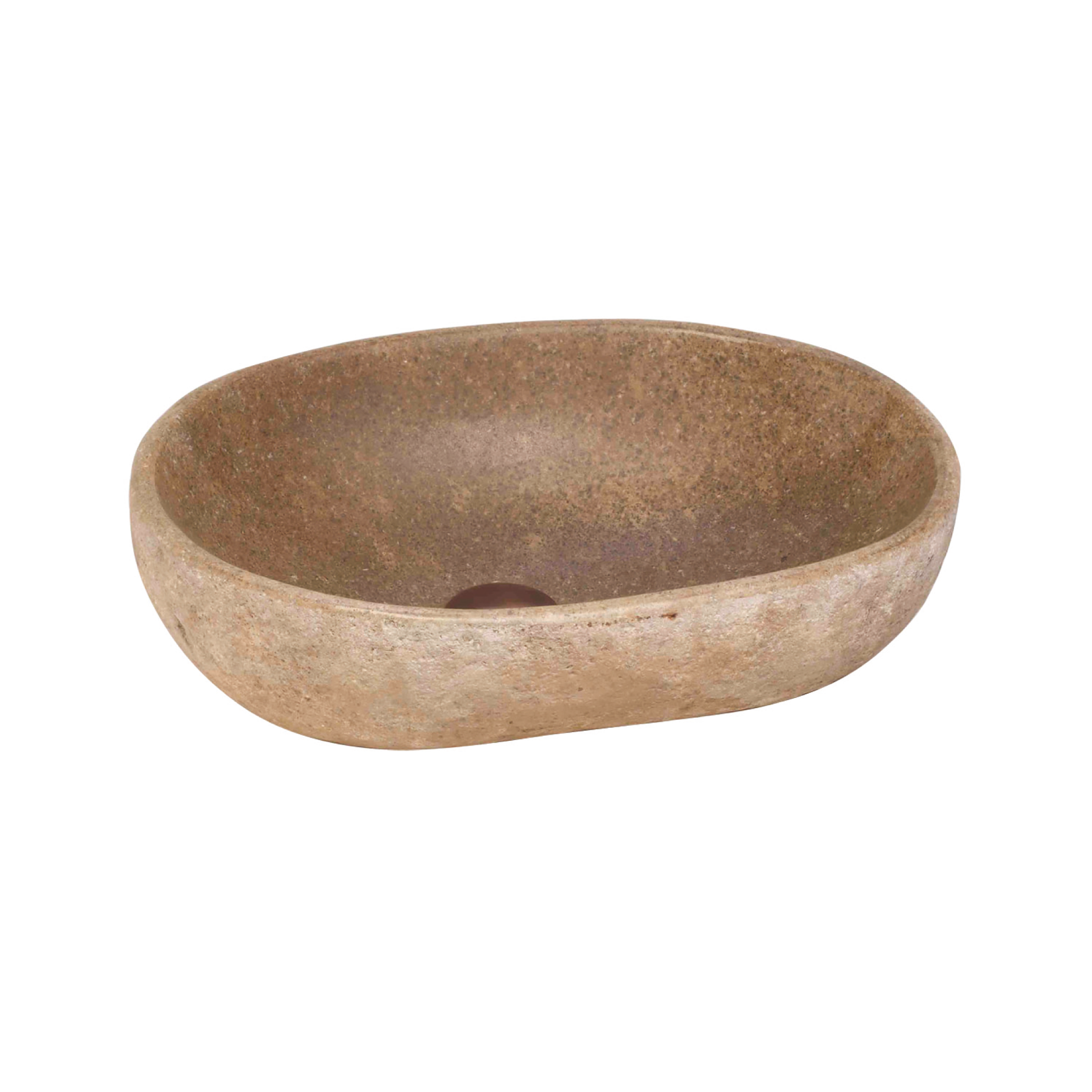 Irregular Travertine Vessel Bathroom Sink