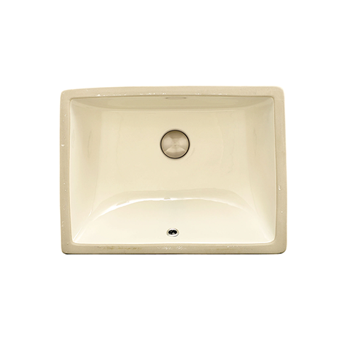 KBFMORE™ 20.5" Square Porcelain Undermount Bathroom Sink