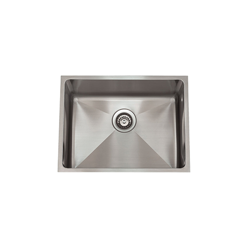 KBFMORE™ 23" Stainless Steel Single Bowl 20mm (3/4") Radius Kitchen Sink